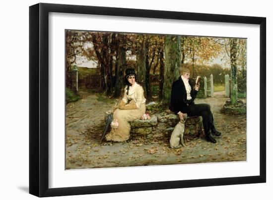 The Waning Honeymoon, 1878-George Henry Boughton-Framed Giclee Print