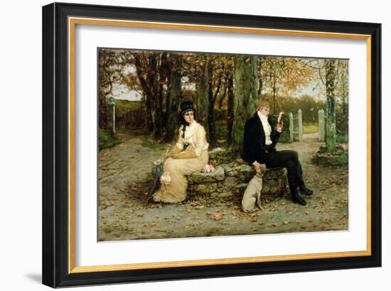 The Waning Honeymoon, 1878-George Henry Boughton-Framed Giclee Print