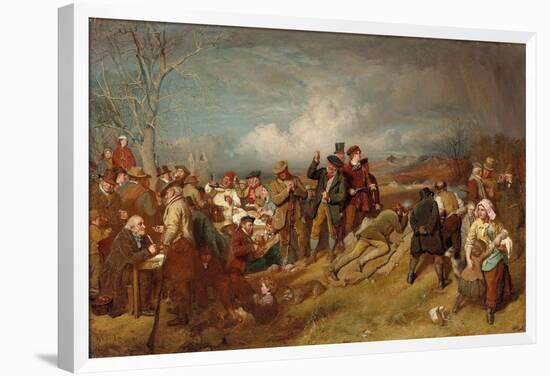 The Wappenshaw: a Shooting Match-John Faed-Framed Giclee Print