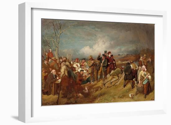 The Wappenshaw: a Shooting Match-John Faed-Framed Giclee Print