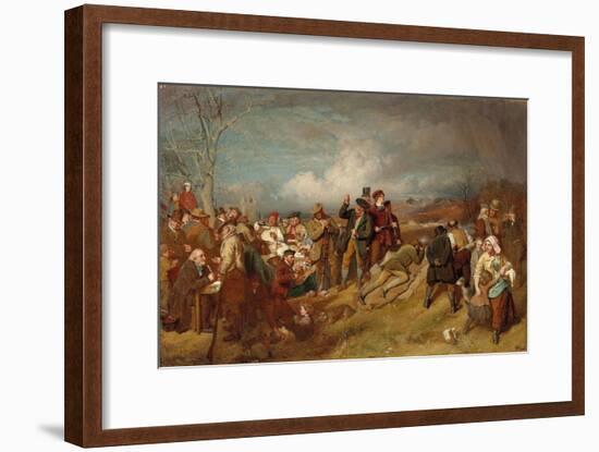 The Wappenshaw: a Shooting Match-John Faed-Framed Giclee Print