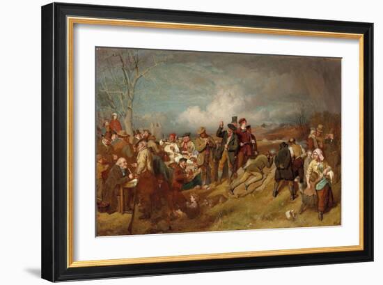 The Wappenshaw: a Shooting Match-John Faed-Framed Giclee Print