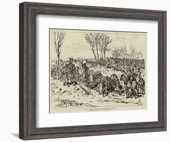 The War, a Russian Column on the March from Chotim to Liptschany-null-Framed Giclee Print