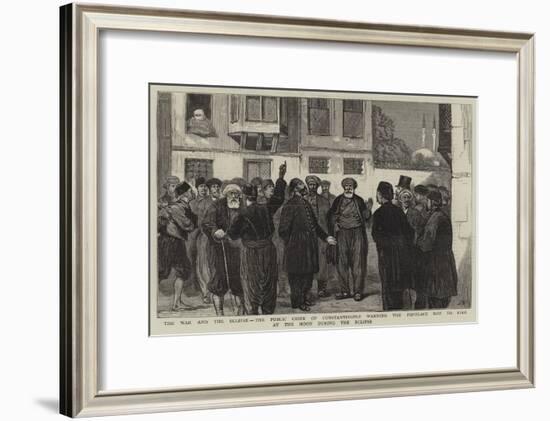 The War and the Eclipse-Joseph Nash-Framed Giclee Print