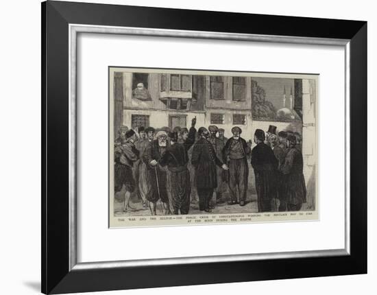 The War and the Eclipse-Joseph Nash-Framed Giclee Print