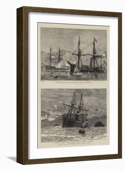 The War Between Chili and, Peru-William Edward Atkins-Framed Giclee Print