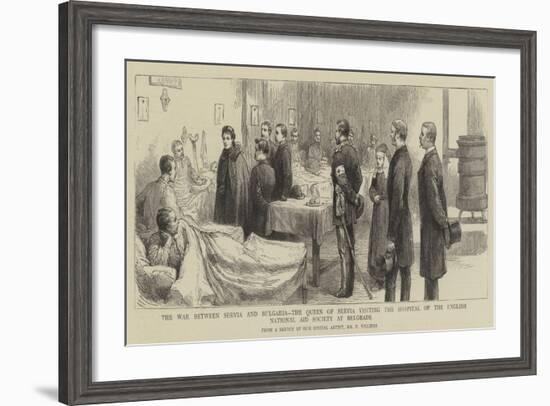 The War Between Servia and Bulgaria-Frederic Villiers-Framed Giclee Print