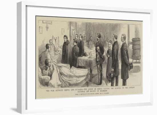 The War Between Servia and Bulgaria-Frederic Villiers-Framed Giclee Print