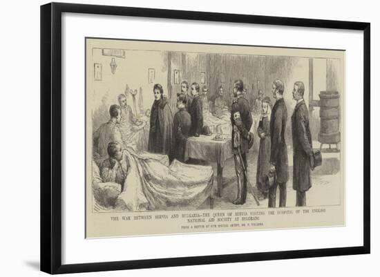 The War Between Servia and Bulgaria-Frederic Villiers-Framed Giclee Print