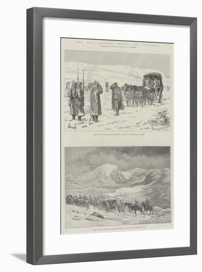 The War Between Servia and Bulgaria-Johann Nepomuk Schonberg-Framed Giclee Print