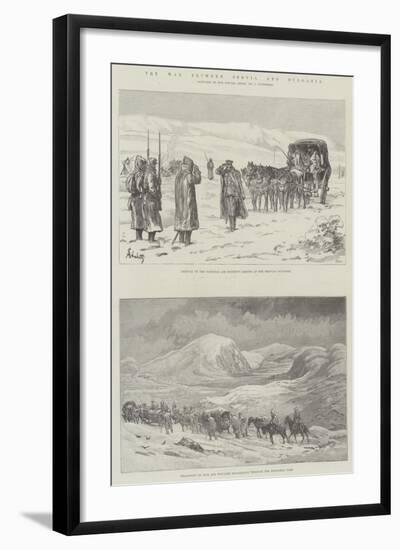 The War Between Servia and Bulgaria-Johann Nepomuk Schonberg-Framed Giclee Print