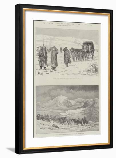 The War Between Servia and Bulgaria-Johann Nepomuk Schonberg-Framed Giclee Print