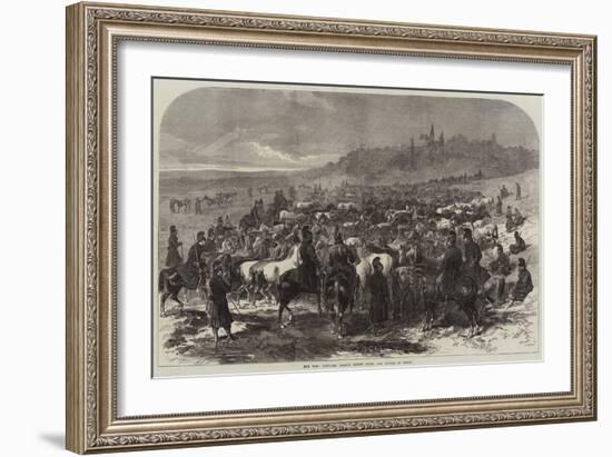 The War, Captured French Horses after the Battle of Sedan-Arthur Hopkins-Framed Giclee Print