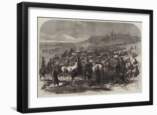 The War, Captured French Horses after the Battle of Sedan-Arthur Hopkins-Framed Giclee Print