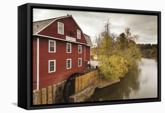 The War Eagle Mill, Old Gristmill, War Eagle, Arkansas, USA-Walter Bibikow-Framed Premier Image Canvas