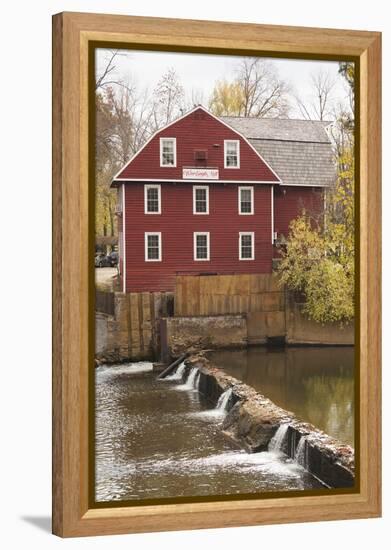 The War Eagle Mill, Old Gristmill, War Eagle, Arkansas, USA-Walter Bibikow-Framed Premier Image Canvas