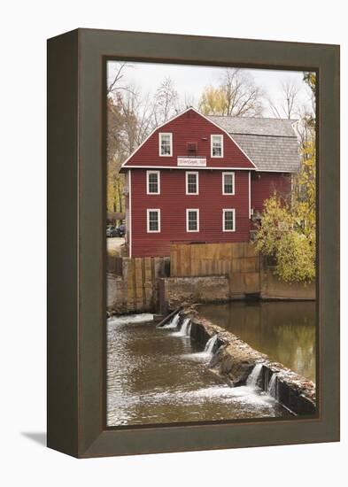 The War Eagle Mill, Old Gristmill, War Eagle, Arkansas, USA-Walter Bibikow-Framed Premier Image Canvas