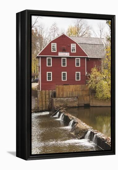 The War Eagle Mill, Old Gristmill, War Eagle, Arkansas, USA-Walter Bibikow-Framed Premier Image Canvas