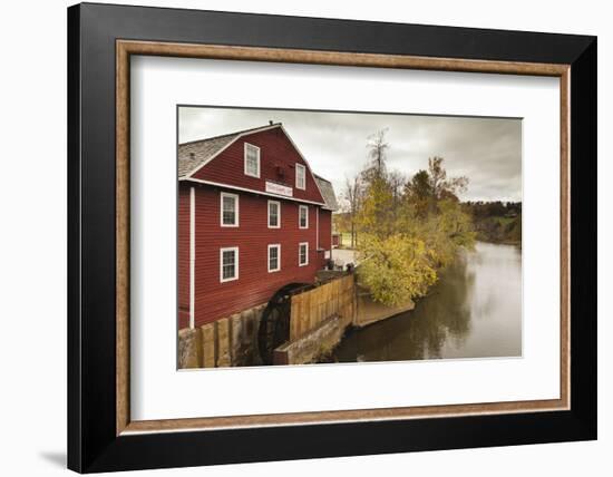 The War Eagle Mill, Old Gristmill, War Eagle, Arkansas, USA-Walter Bibikow-Framed Photographic Print