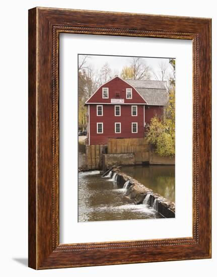 The War Eagle Mill, Old Gristmill, War Eagle, Arkansas, USA-Walter Bibikow-Framed Photographic Print