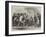 The War Excitement in New York, Scene in Front of a Fire-Engine House-Thomas Nast-Framed Giclee Print