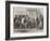 The War Excitement in New York, Scene in Front of a Fire-Engine House-Thomas Nast-Framed Giclee Print
