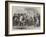 The War Excitement in New York, Scene in Front of a Fire-Engine House-Thomas Nast-Framed Giclee Print