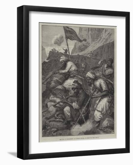 The War in Afghanistan, an Afghan Sungha, or Rifle Pit-null-Framed Giclee Print