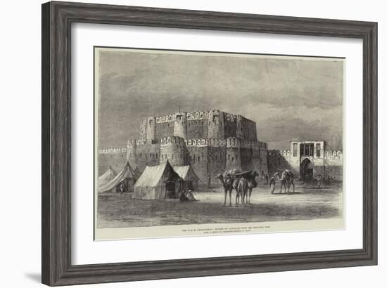 The War in Afghanistan, Citadel of Candahar, with the Principal Gate-null-Framed Giclee Print