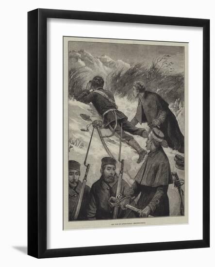 The War in Afghanistan, Reconnoitring-null-Framed Giclee Print