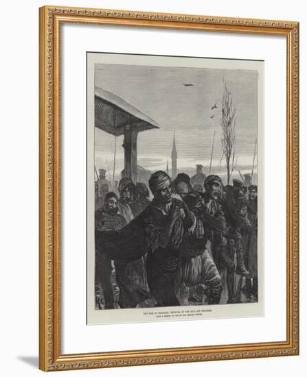 The War in Bulgaria, Removal of the Sick and Wounded-Richard Caton Woodville II-Framed Giclee Print