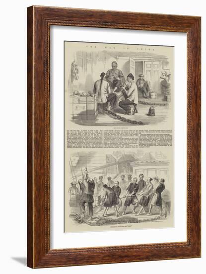 The War in China-null-Framed Premium Giclee Print