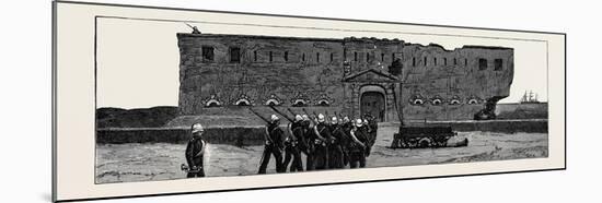 The War in Egypt, Fort Mex, Alexandria: Entrance to the Centre Fort-null-Mounted Giclee Print