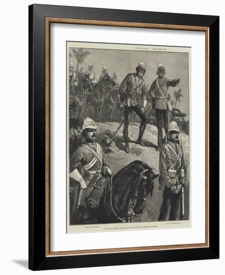The War in Egypt, the Guards as Equipped for Service in Egypt-William Heysham Overend-Framed Giclee Print
