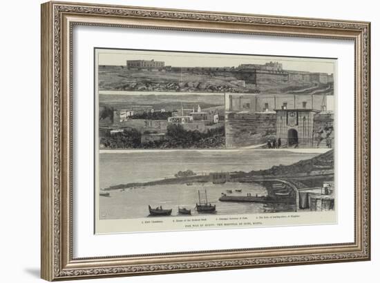 The War in Egypt, the Hospital at Gozo, Malta-null-Framed Giclee Print