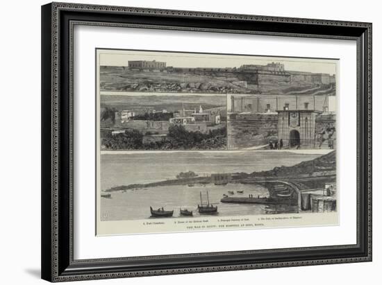 The War in Egypt, the Hospital at Gozo, Malta-null-Framed Giclee Print