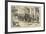 The War in Egypt, the Naval Occupation of Alexandria, the First Reconnaissance in Force-Frederic Villiers-Framed Giclee Print