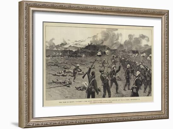 The War in Egypt, Victory!, the Scene Immediatley after the Capture of Tel-El-Kebir, 13 September-Joseph Nash-Framed Giclee Print