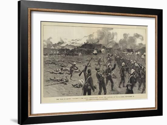 The War in Egypt, Victory!, the Scene Immediatley after the Capture of Tel-El-Kebir, 13 September-Joseph Nash-Framed Giclee Print