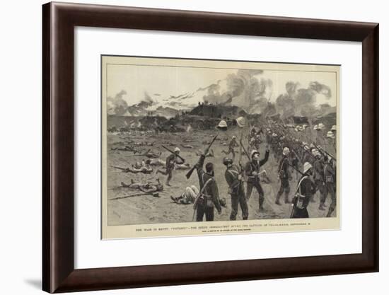 The War in Egypt, Victory!, the Scene Immediatley after the Capture of Tel-El-Kebir, 13 September-Joseph Nash-Framed Giclee Print