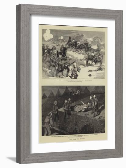 The War in Egypt-Frederic Villiers-Framed Giclee Print