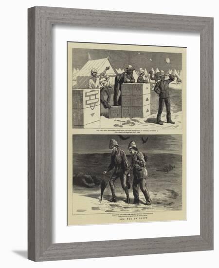 The War in Egypt-Frederic Villiers-Framed Giclee Print