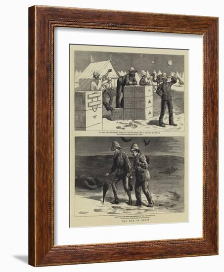 The War in Egypt-Frederic Villiers-Framed Giclee Print