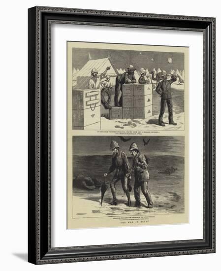 The War in Egypt-Frederic Villiers-Framed Giclee Print