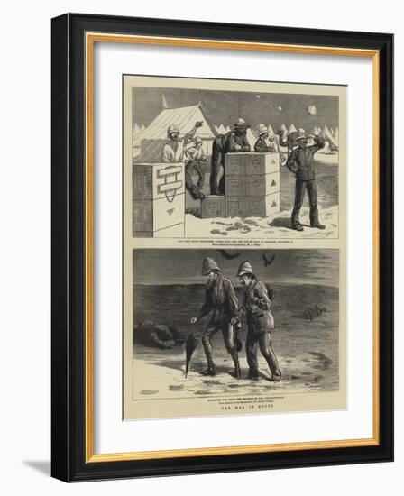 The War in Egypt-Frederic Villiers-Framed Giclee Print