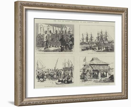 The War in Egypt-Johann Nepomuk Schonberg-Framed Giclee Print