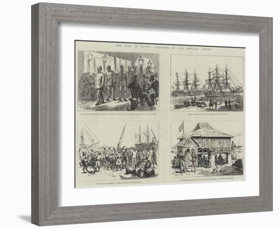 The War in Egypt-Johann Nepomuk Schonberg-Framed Giclee Print