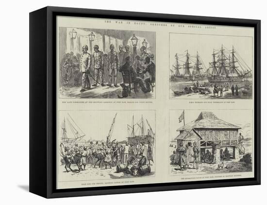 The War in Egypt-Johann Nepomuk Schonberg-Framed Premier Image Canvas