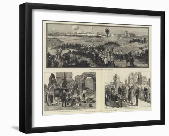 The War in Egypt-William Heysham Overend-Framed Giclee Print