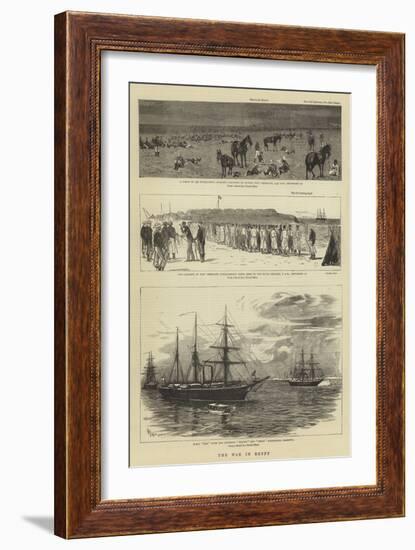 The War in Egypt-William Lionel Wyllie-Framed Giclee Print